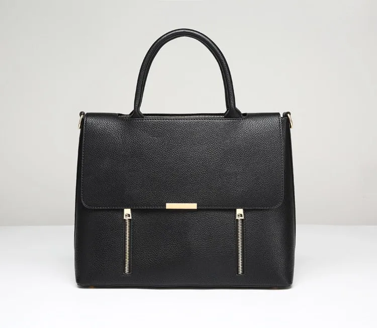 2022 New Women&#39;s Briefcase Female 14 Inch Laptop Portable Handbags Large-capacity Shoulder Bag Business Leather Crossbody Bags