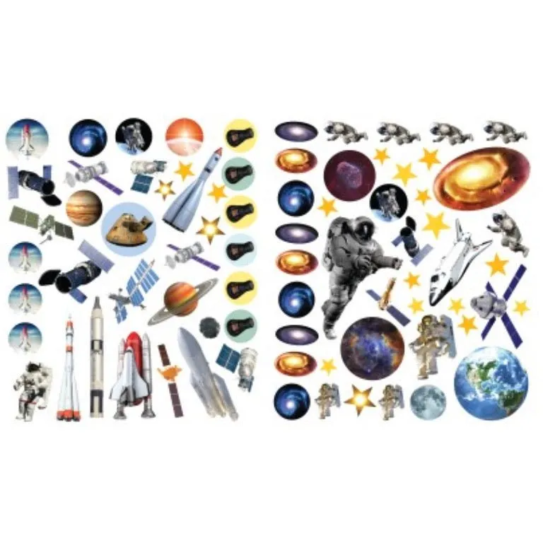 400 Reusable Stickers Space…@workman
