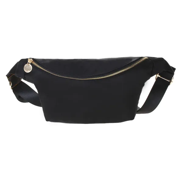Black Nylon Fanny Packs