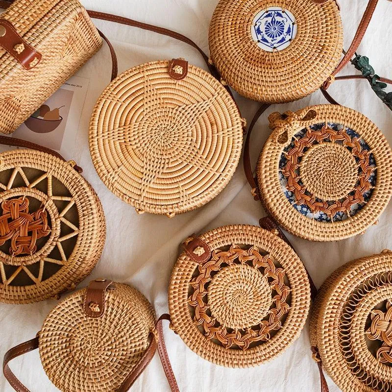 Boho Mulit Style Straw Handbags