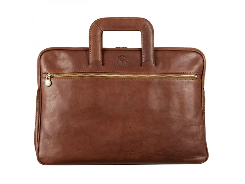 Brave New World - Leather Briefcase