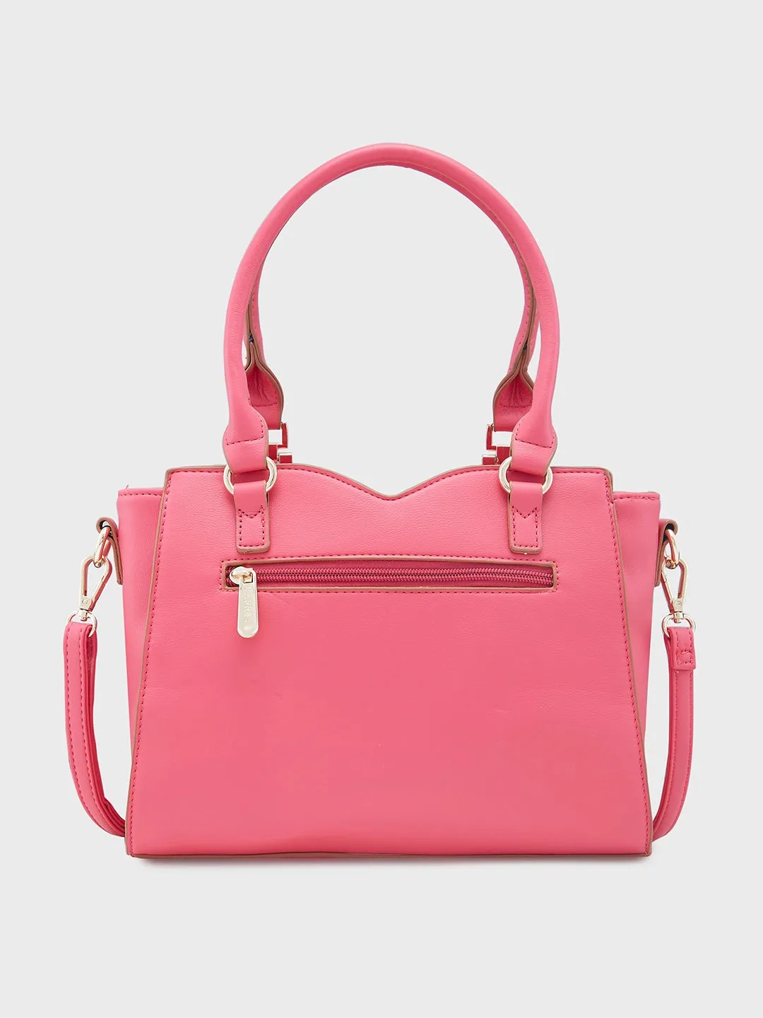 Caprese Amayra Satchel Medium Fuchsia