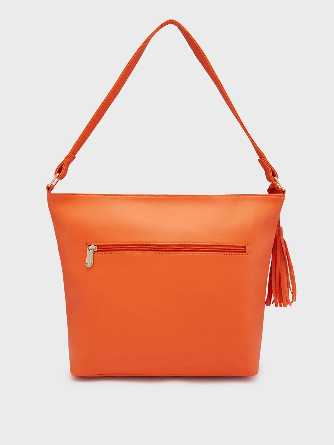 Caprese Sari Hobo Medium Burnt Orange