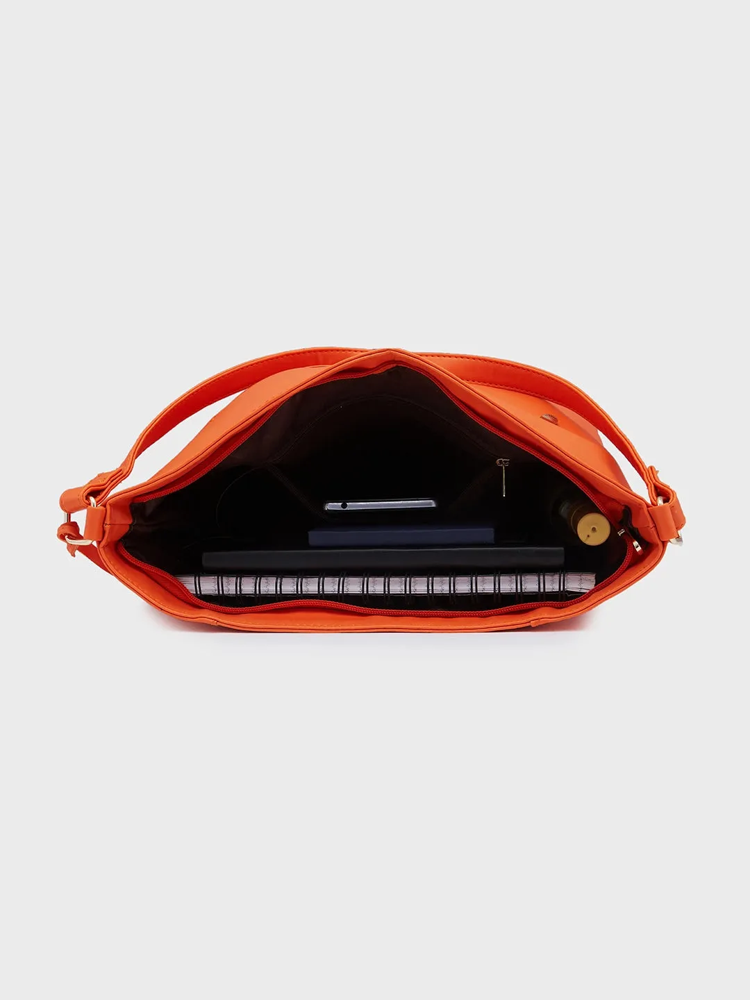 Caprese Sari Hobo Medium Burnt Orange