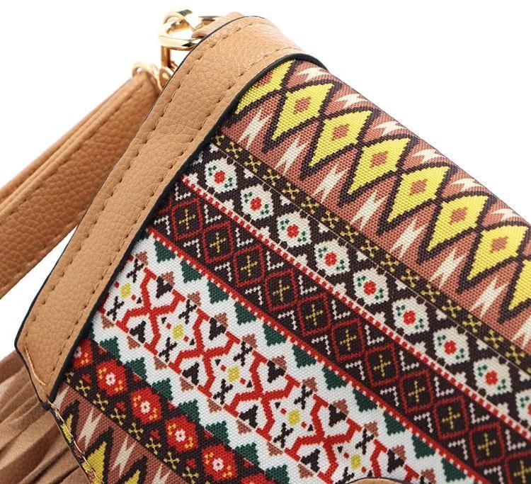 Charming Beautiful Bohemian Vintage Brown Carry Bag