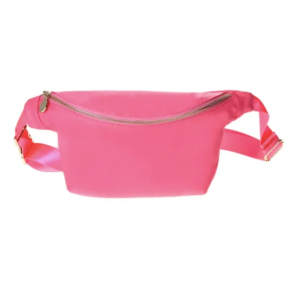 Coral Nylon Fanny Packs