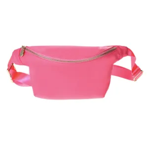 Coral Nylon Fanny Packs
