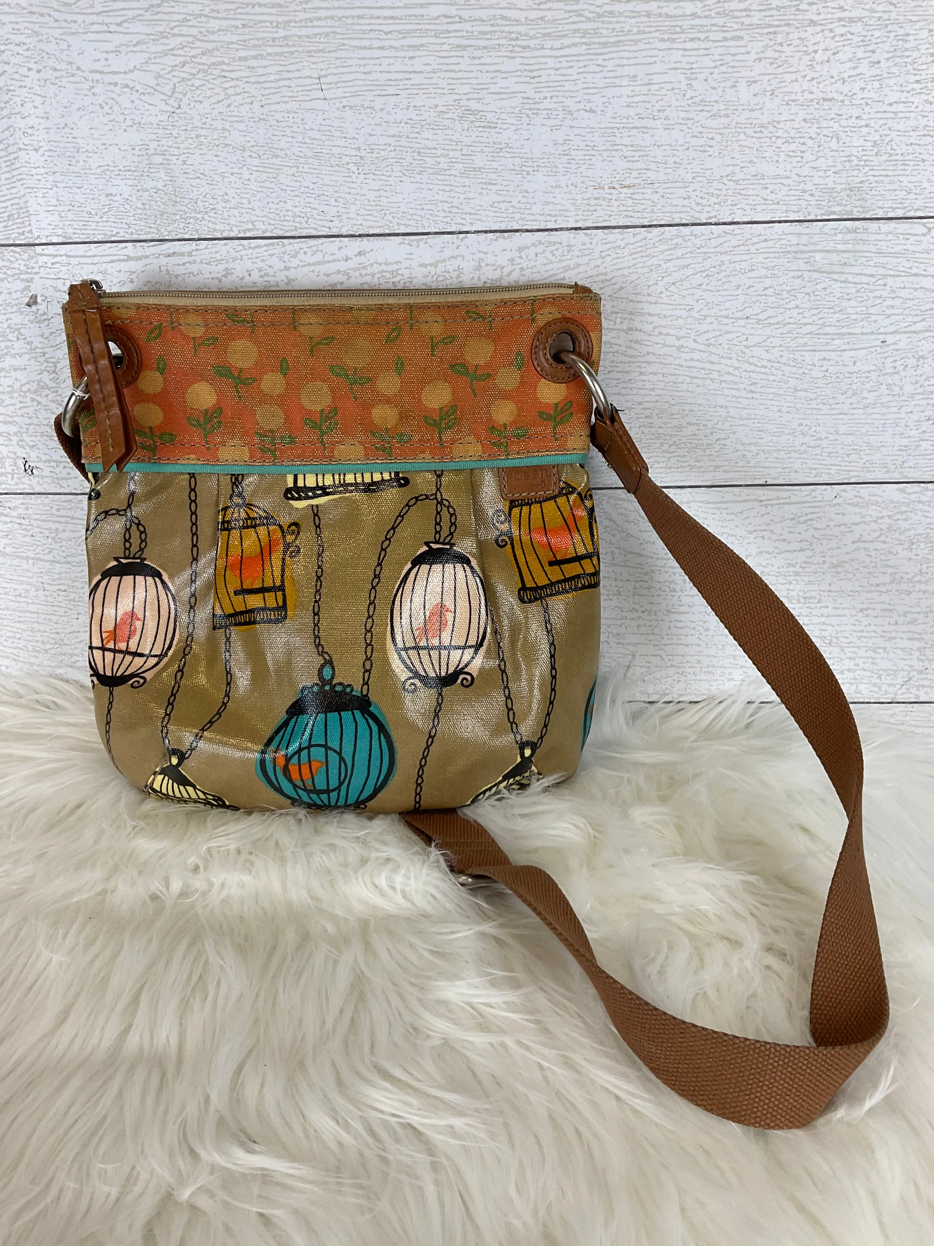 Crossbody Designer Fossil, Size Small