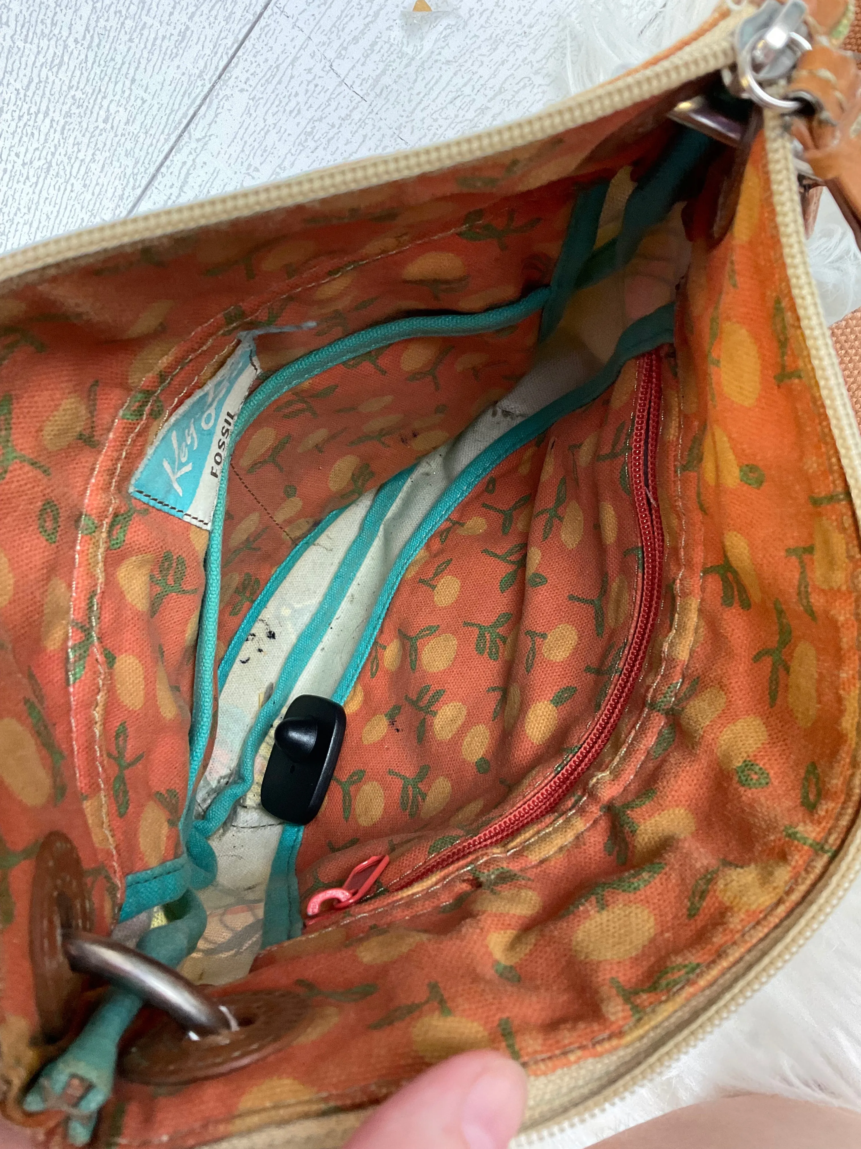 Crossbody Designer Fossil, Size Small