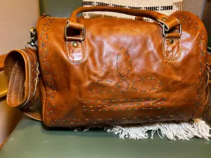 Dallas Rainbow Boot Stitch Speedy Bag