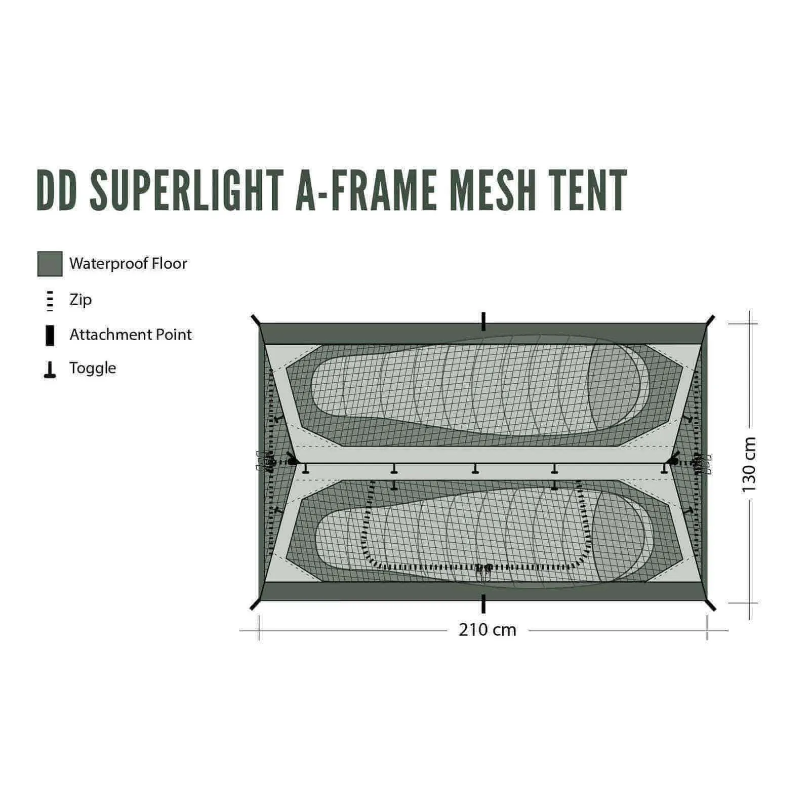 DD Superlight A-Frame Mesh Tent