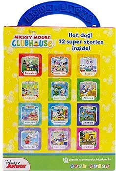 Disney Junior Mickey Mouse Clubhouse - My First Library Board Book Block 12-Book Set