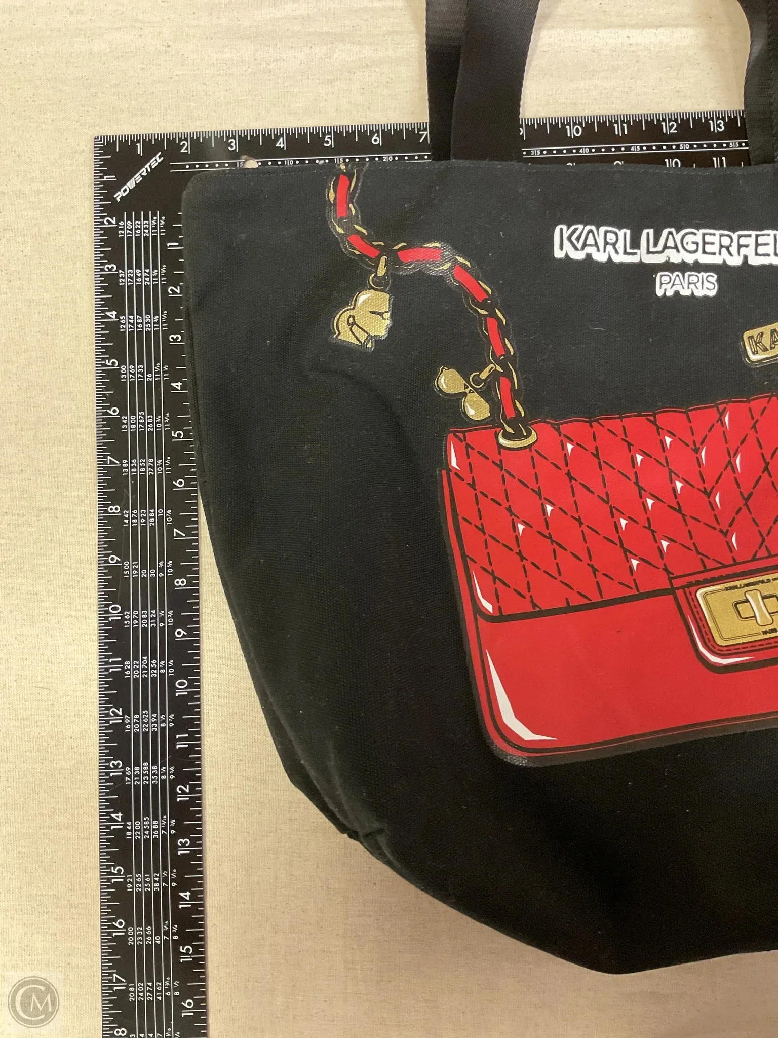 Handbag Designer By Karl Lagerfeld, Size: Large