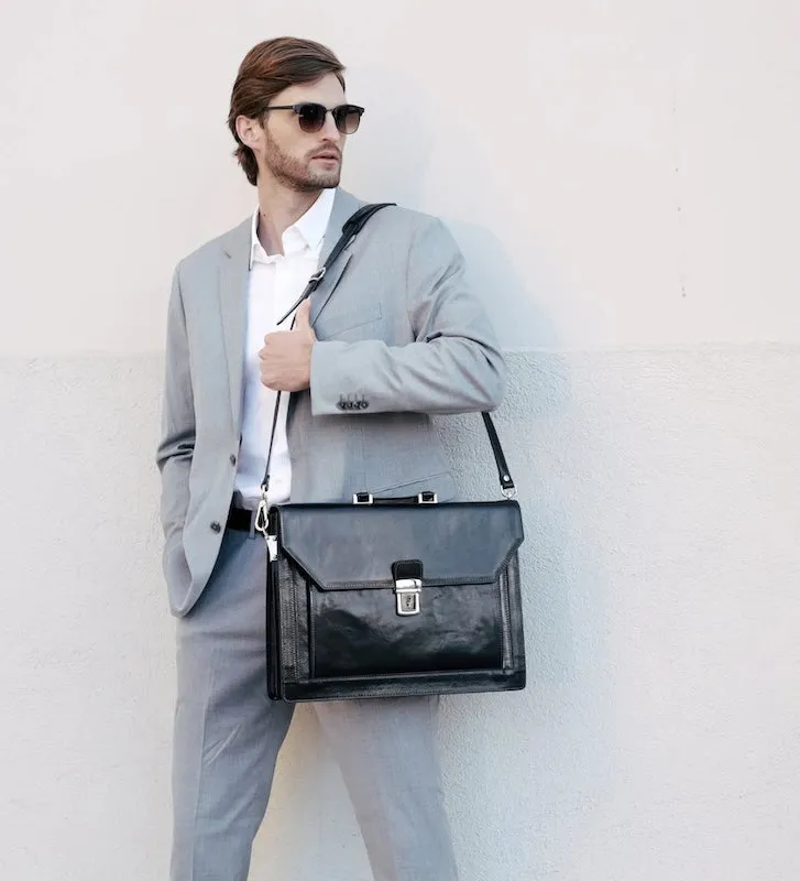 Invisible Man - Large Leather Briefcase