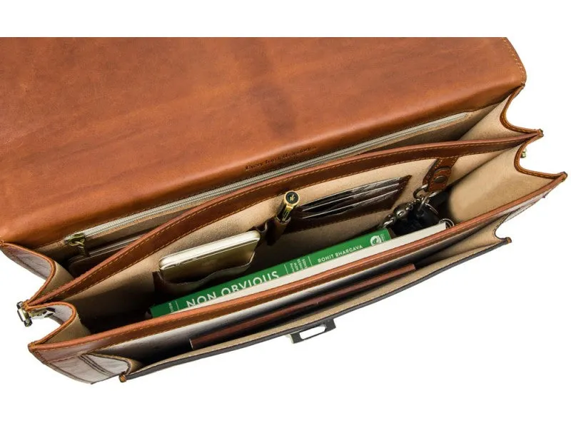 Invisible Man - Large Leather Briefcase