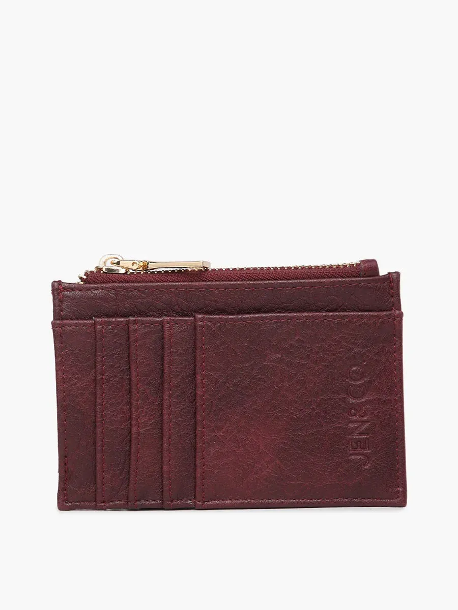 Jen & Co Sia Wallet In Plum