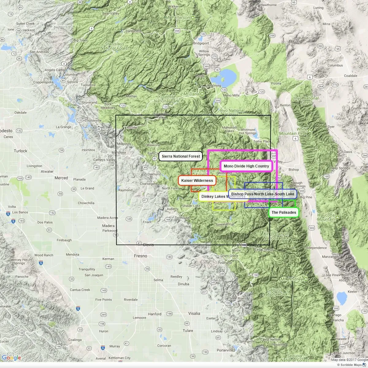 Mono Divide High Country