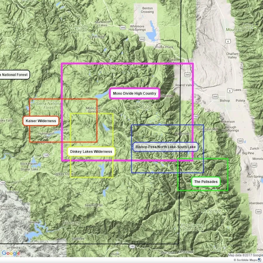 Mono Divide High Country