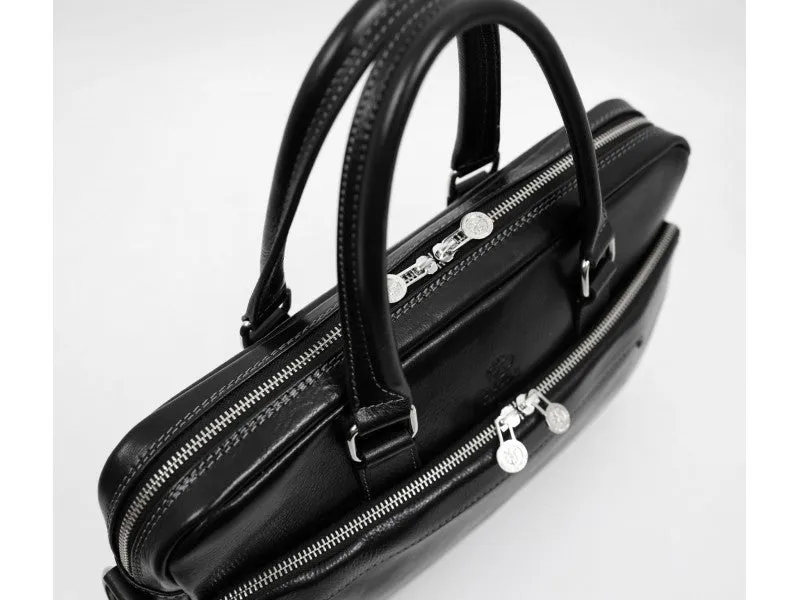 Orlando - Leather Briefcase Laptop Bag