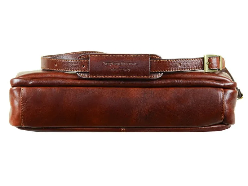 Orlando - Leather Briefcase Laptop Bag