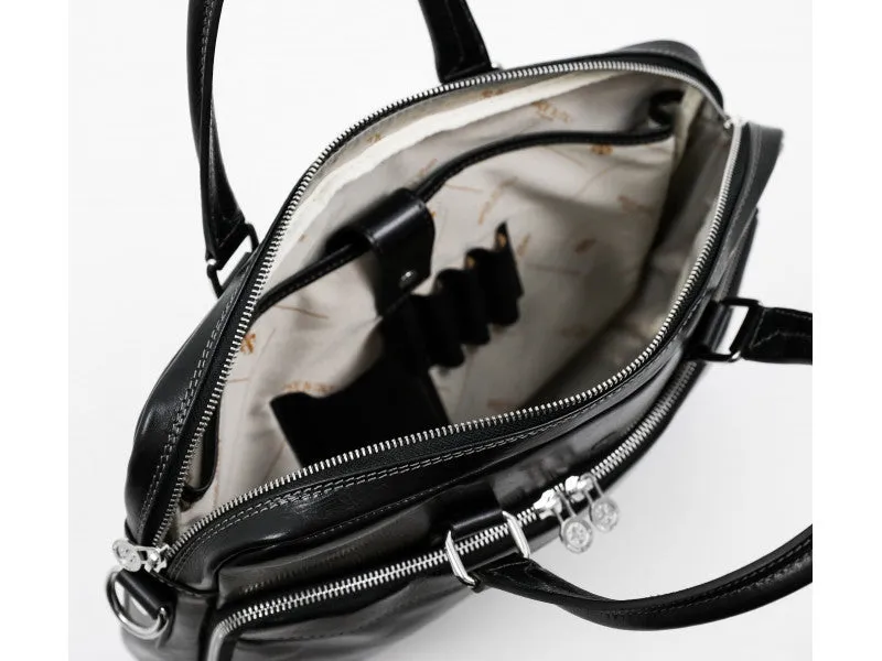 Orlando - Leather Briefcase Laptop Bag