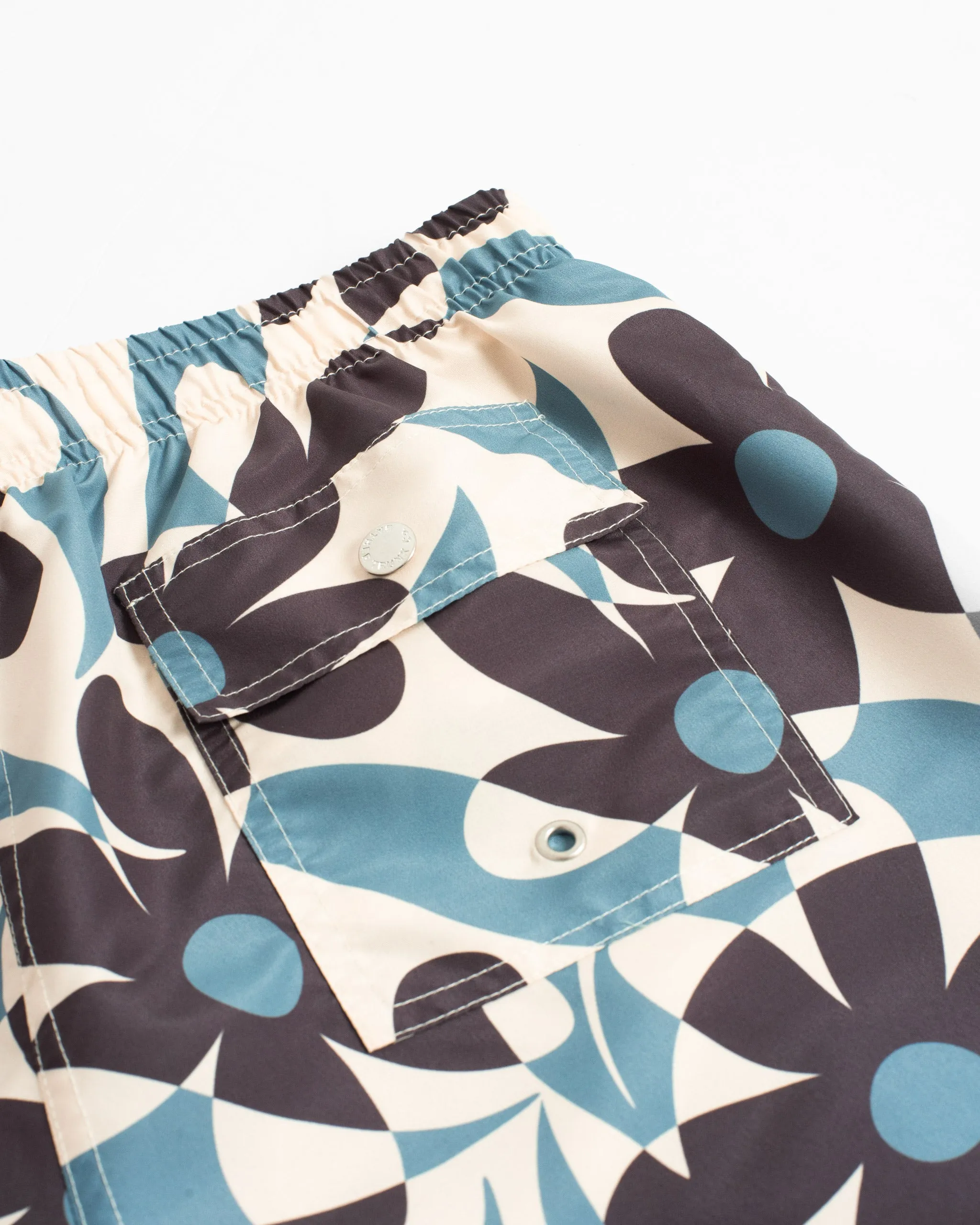 Pastel Daisy Trip Swim Trunk