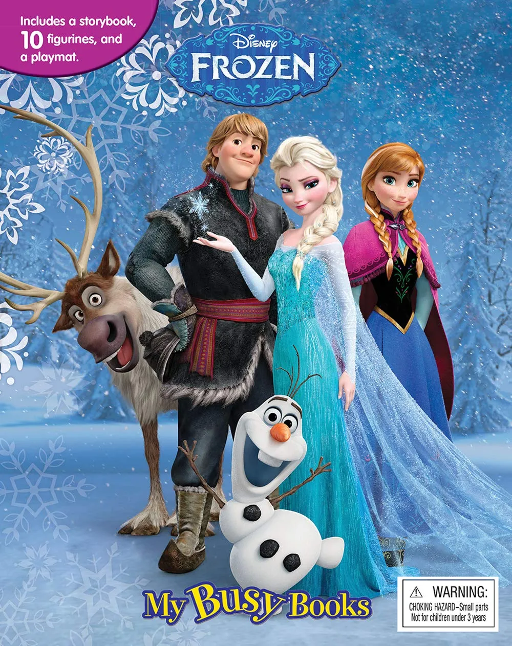 Phidal Disney Frozen Themed My Busy Book - Blue