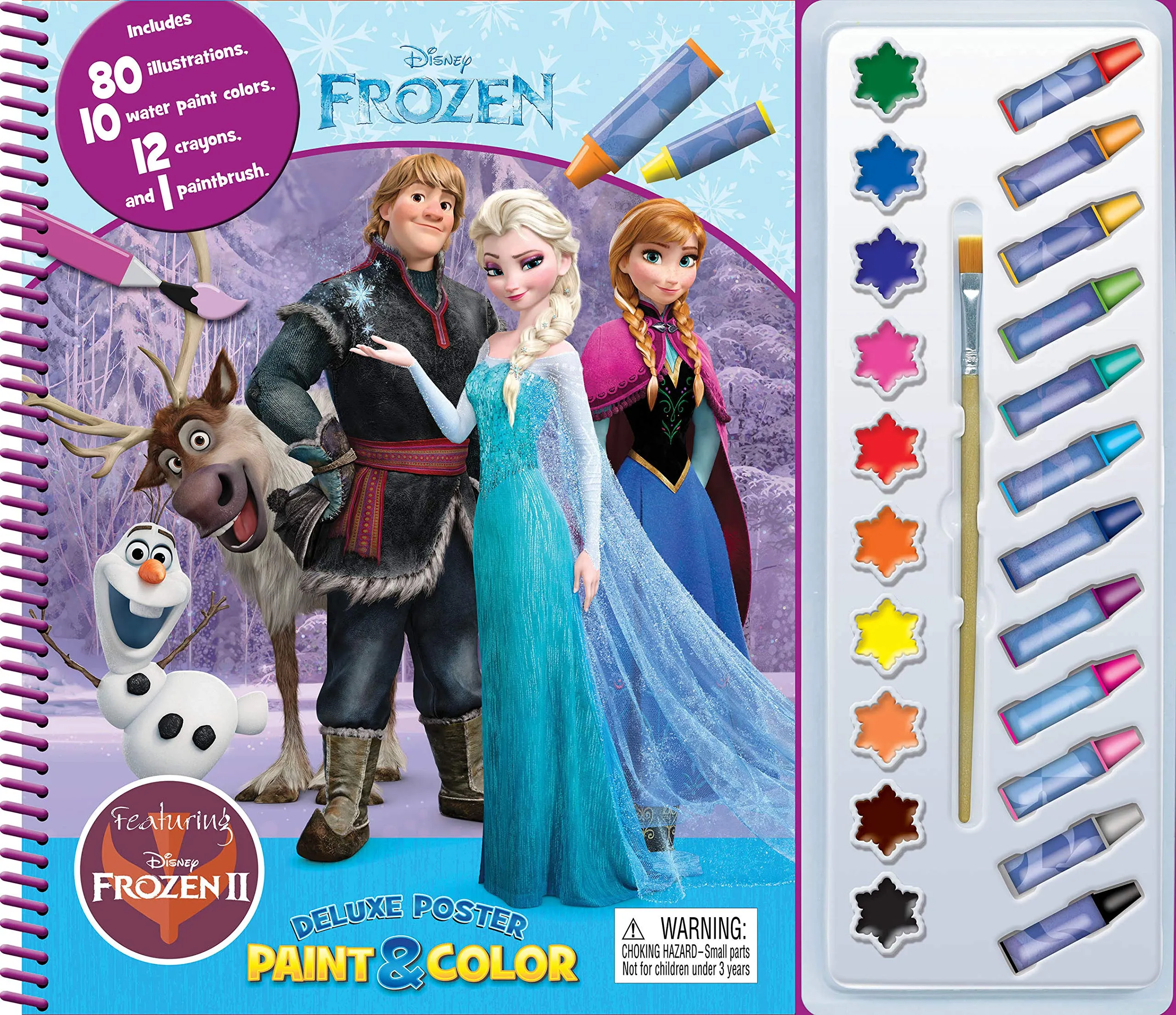 Phidal Disney Frozen Themed My Busy Book - Blue