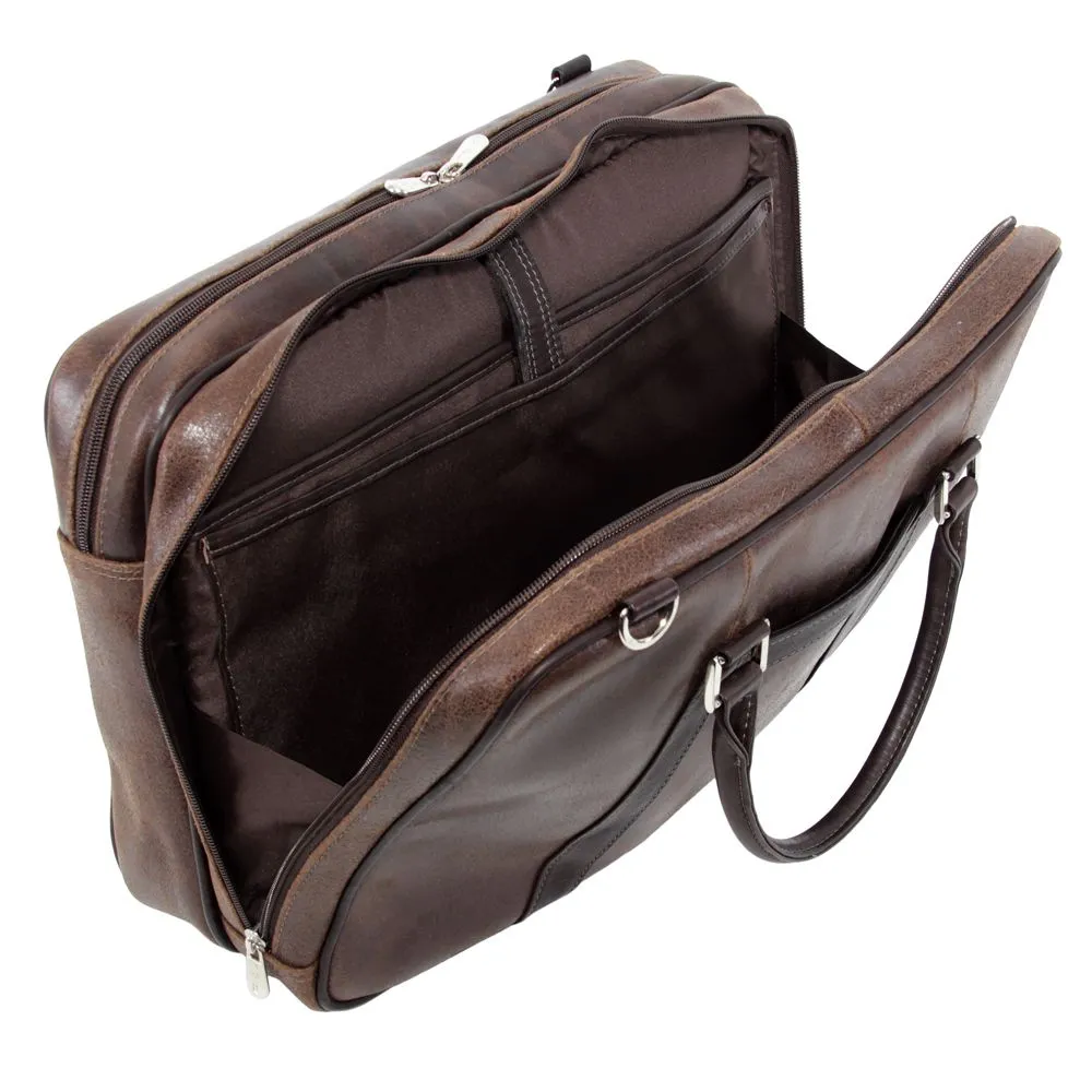 Piel Vintage Laptop Brief