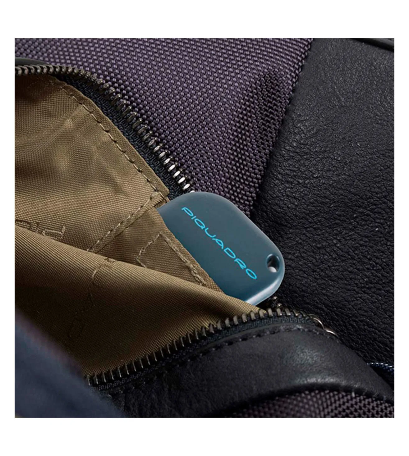 Piquadro Brief Men's Blue Laptop Briefcase
