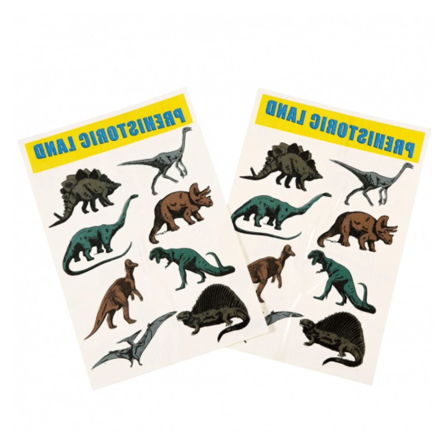 Prehistoric Land Temporary Tattoos (2 Sheets)