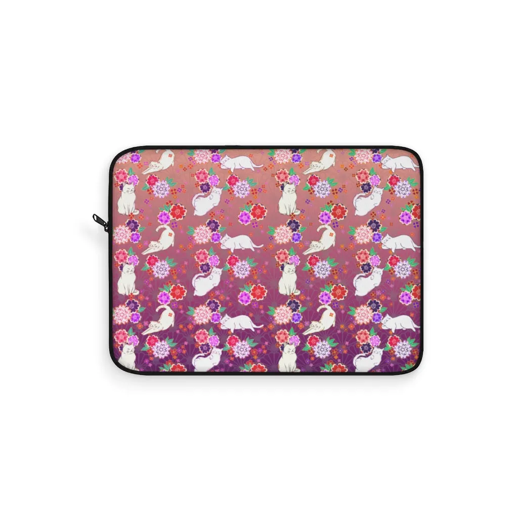 Purple Cats Laptop Sleeve
