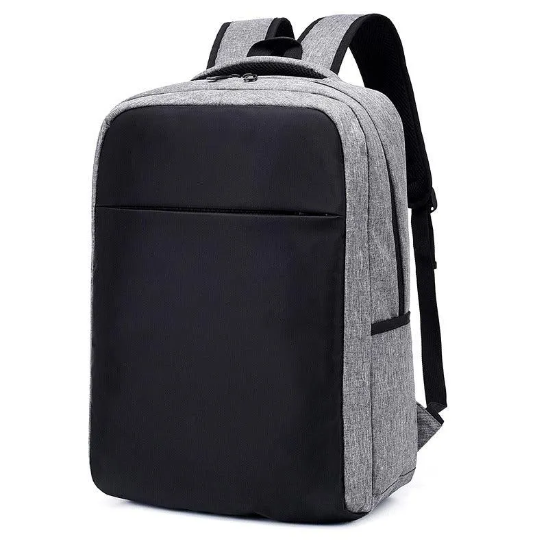 Quality Multipurpose BackPack With Breathable Back And USB Charging Port- Black/Ash