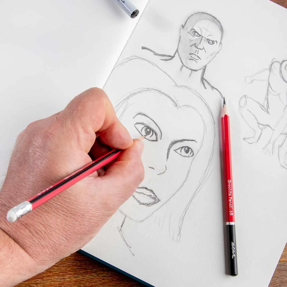 Sketch Book Signature A4 220 Pages 110gsm - Red