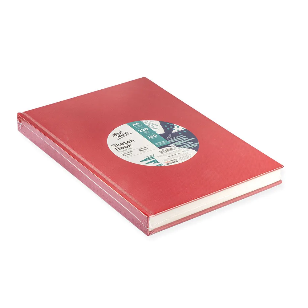 Sketch Book Signature A4 220 Pages 110gsm - Red
