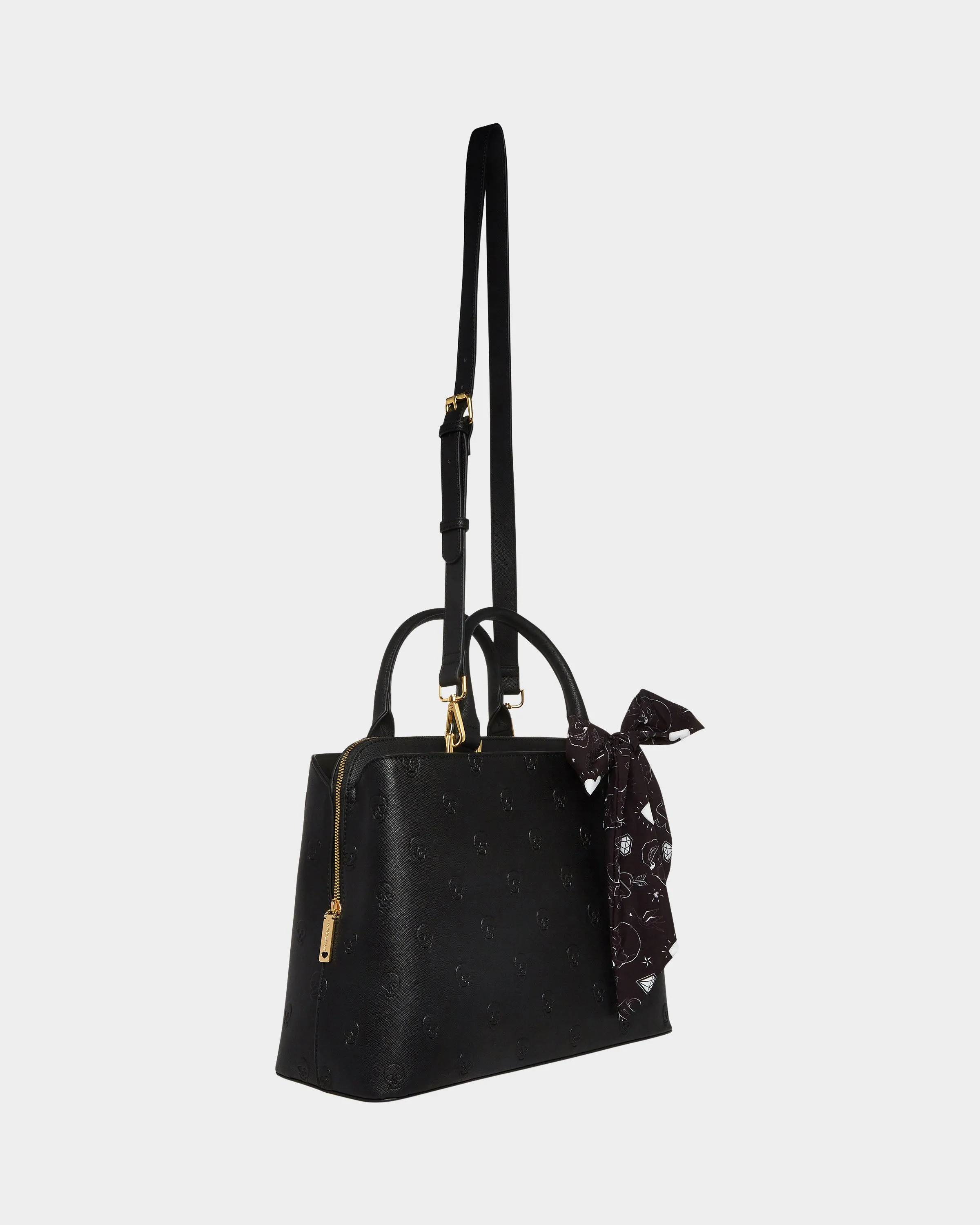 SKULLICIOUS SATCHEL BLACK