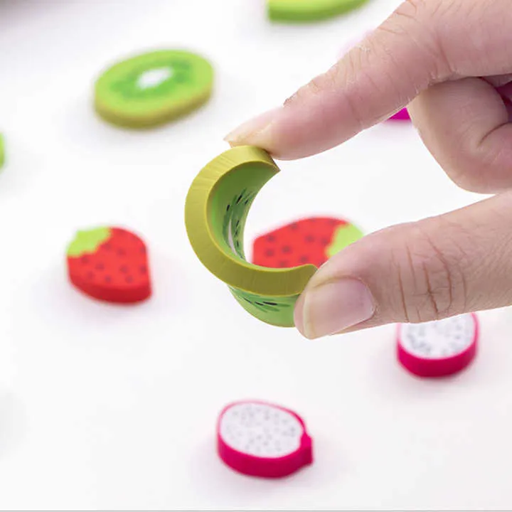 Small Cute Kawaii Fruit Orange Eraser-ممحاة مطاطية صغيرة