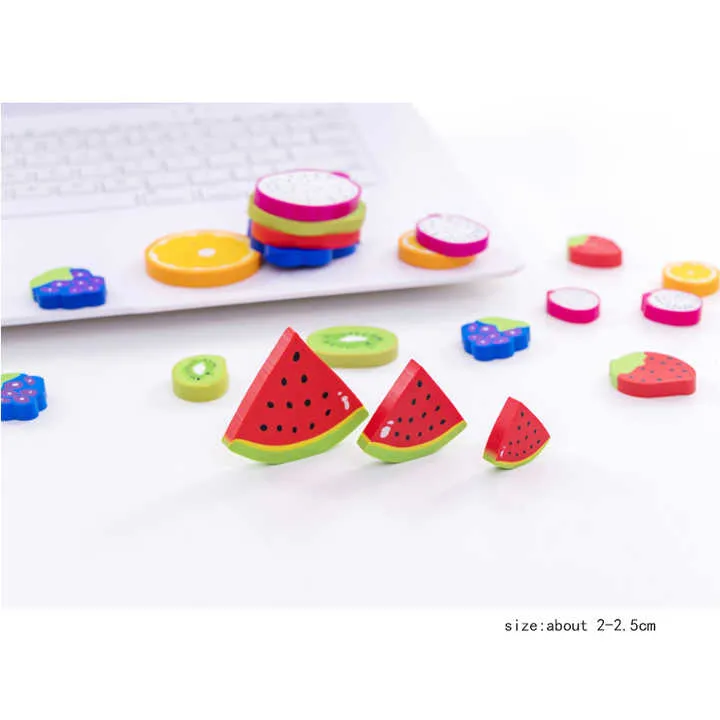 Small Cute Kawaii Fruit Orange Eraser-ممحاة مطاطية صغيرة