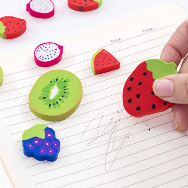 Small Cute Kawaii Fruit Orange Eraser-ممحاة مطاطية صغيرة