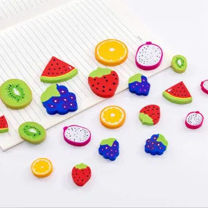 Small Cute Kawaii Fruit Orange Eraser-ممحاة مطاطية صغيرة