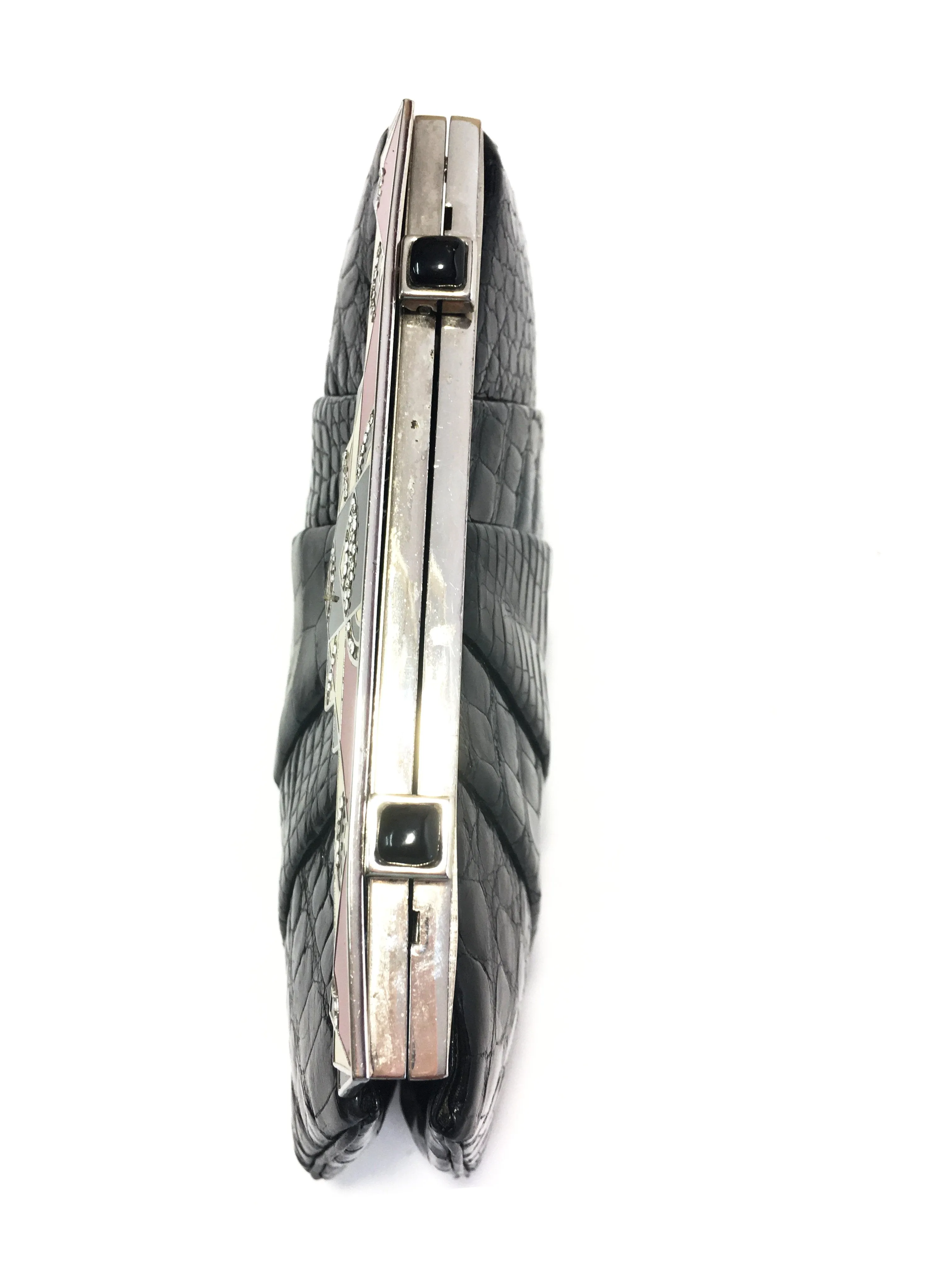 VINTAGE JUDITH LEIBER ALLIGATOR CLUTCH