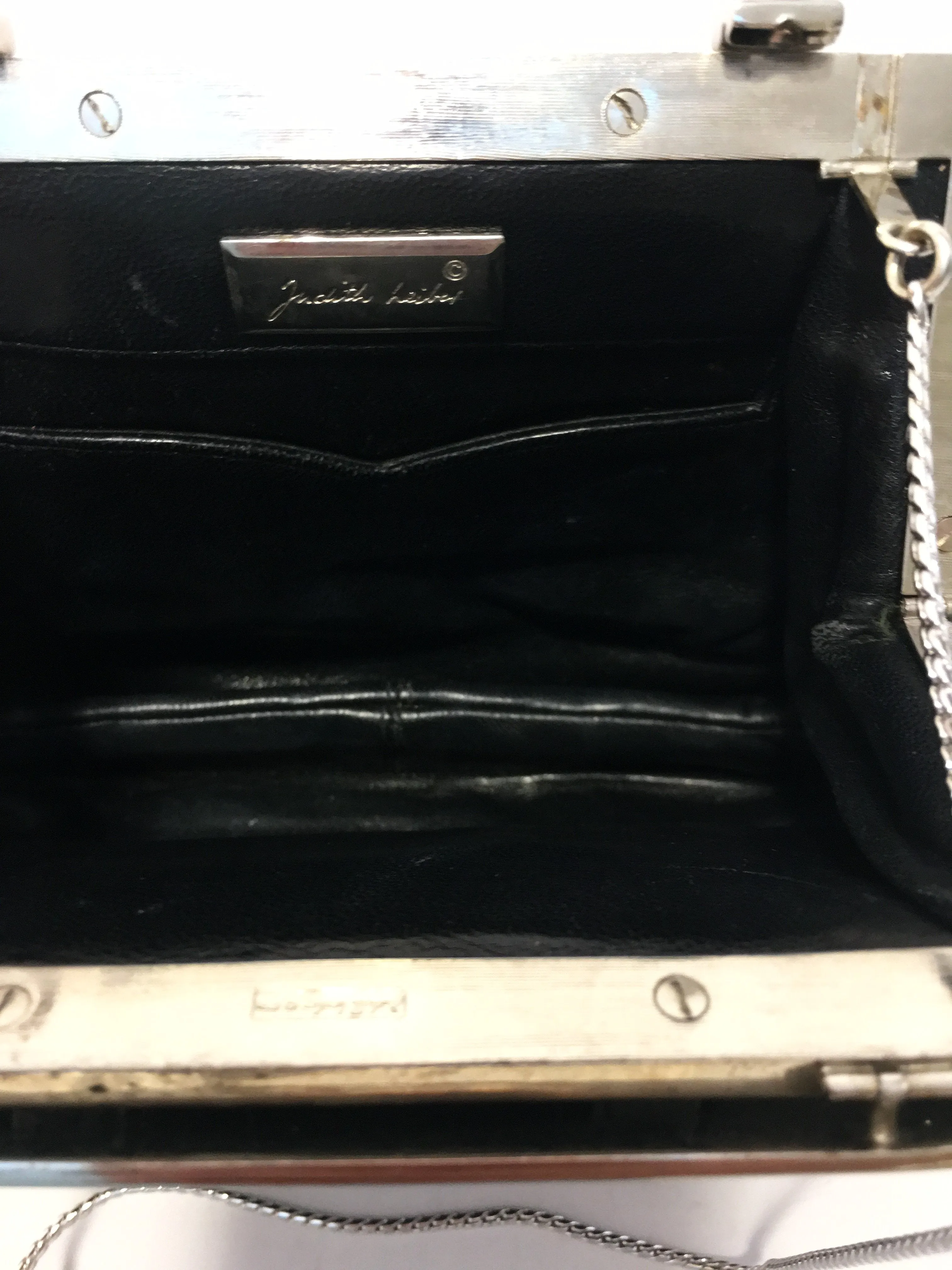 VINTAGE JUDITH LEIBER ALLIGATOR CLUTCH