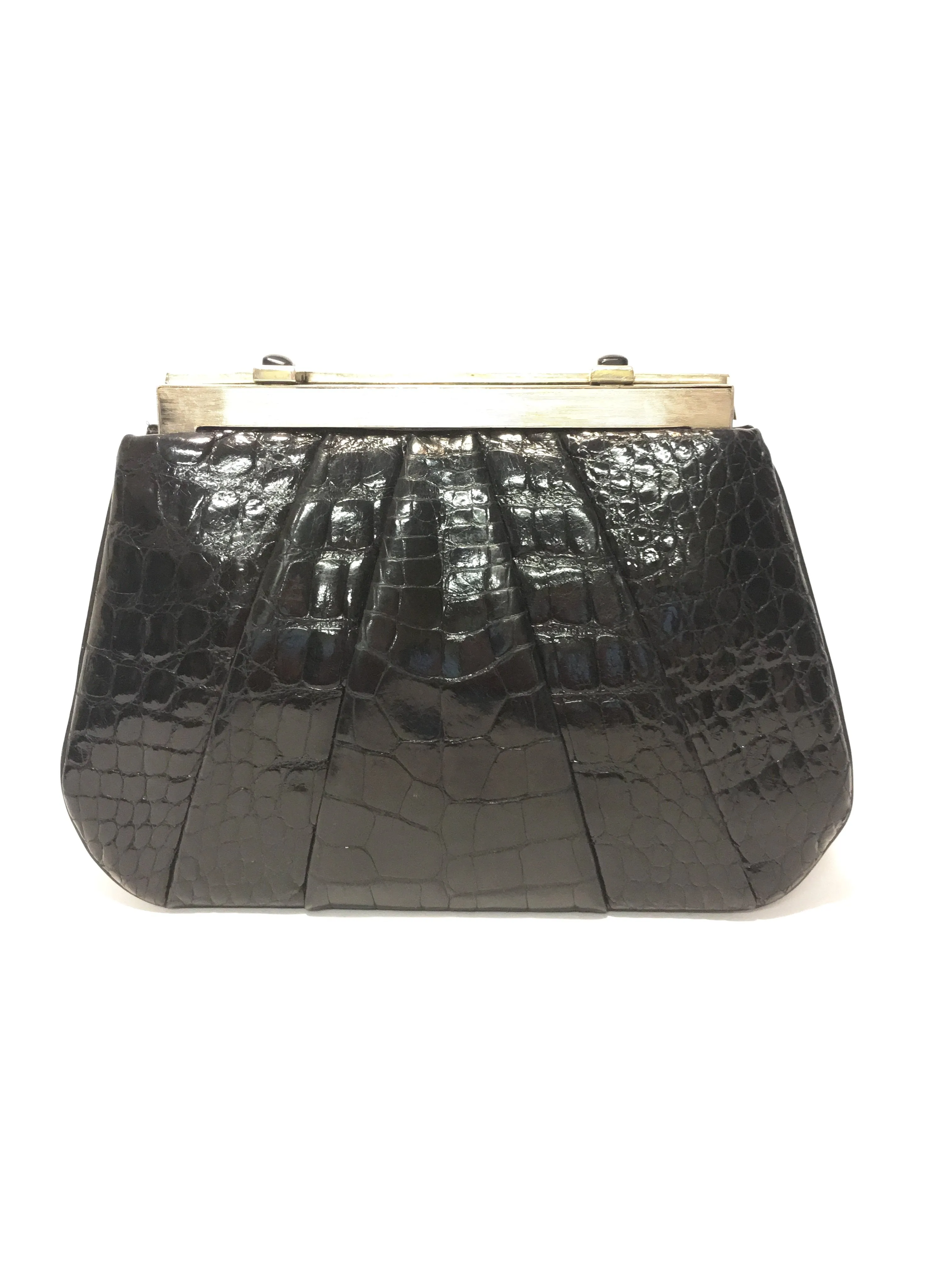 VINTAGE JUDITH LEIBER ALLIGATOR CLUTCH
