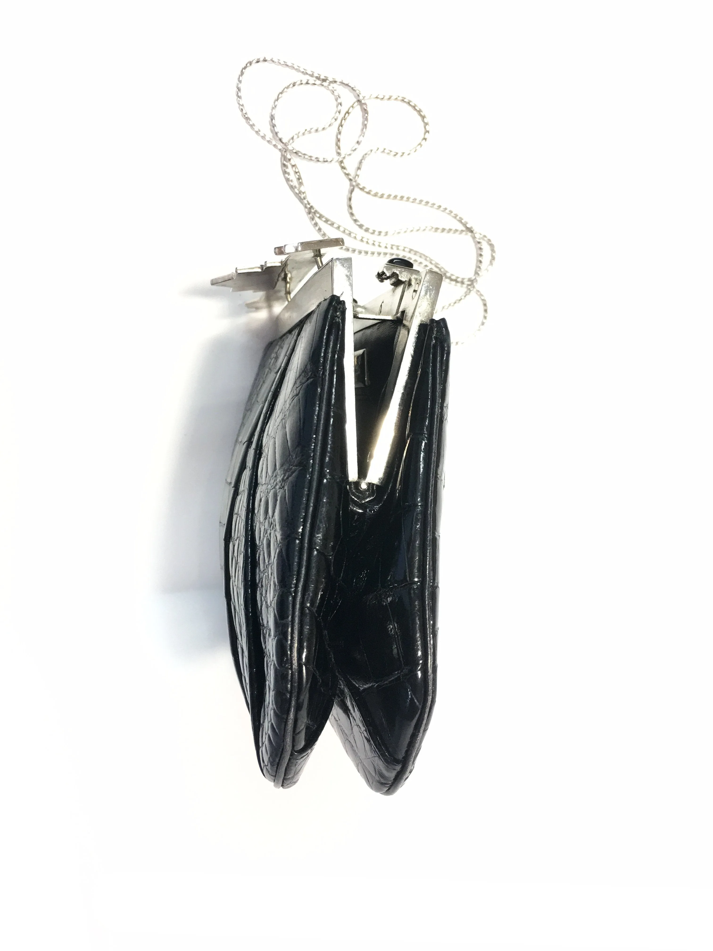 VINTAGE JUDITH LEIBER ALLIGATOR CLUTCH