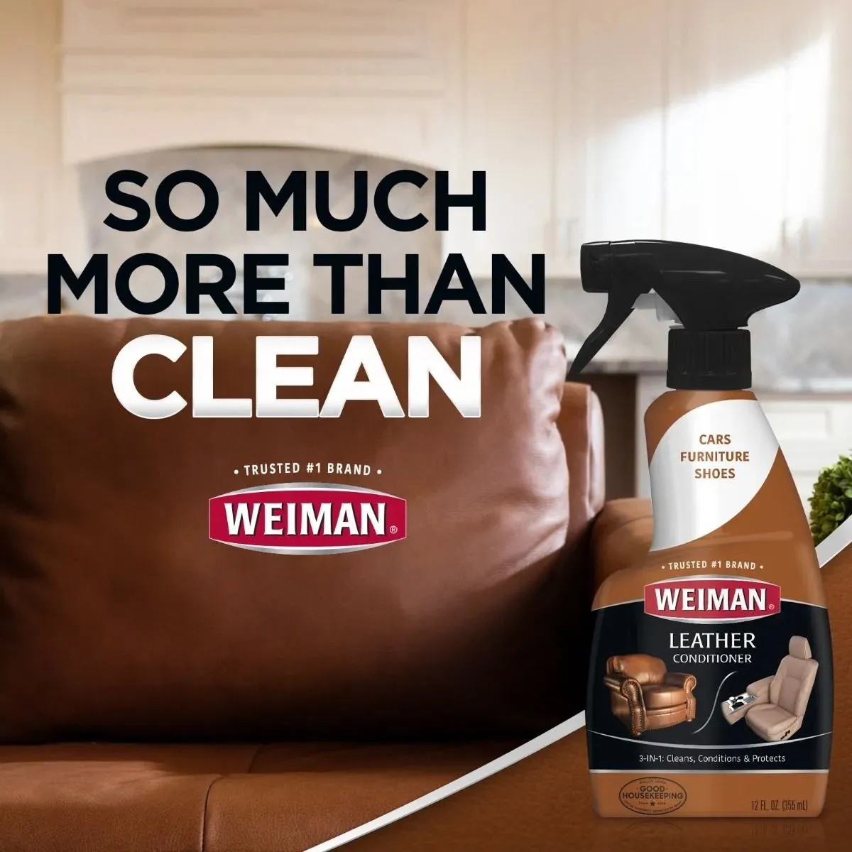 Weiman Leather Cleaner & Conditioner Spray (473ml)