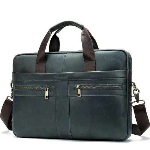 West Louis Genuine Leather Briefcase