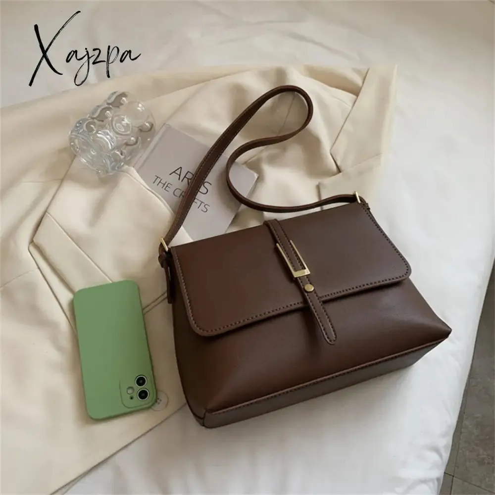 Xajzpa - Luxury Designer Handbags Purses Women Fashion Shoulder Bags High Quality Leather Crossbody Messenger Bags for Female Sac A Main