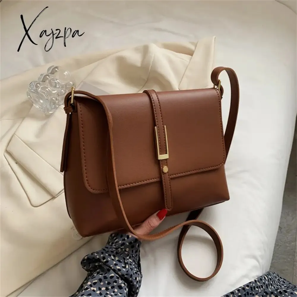 Xajzpa - Luxury Designer Handbags Purses Women Fashion Shoulder Bags High Quality Leather Crossbody Messenger Bags for Female Sac A Main