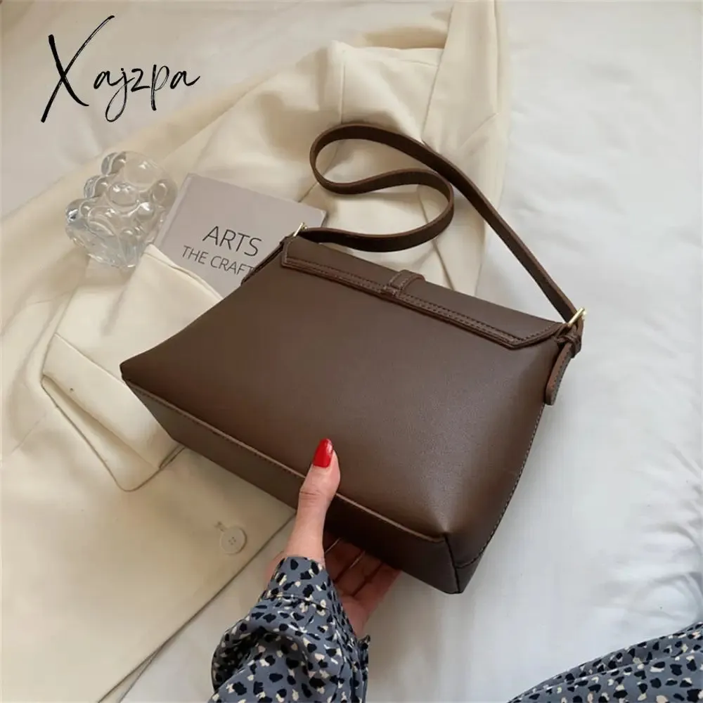 Xajzpa - Luxury Designer Handbags Purses Women Fashion Shoulder Bags High Quality Leather Crossbody Messenger Bags for Female Sac A Main