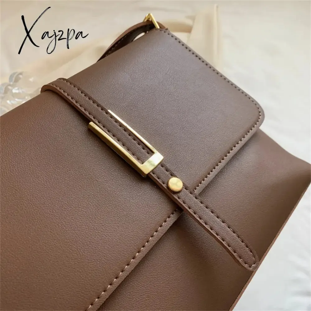 Xajzpa - Luxury Designer Handbags Purses Women Fashion Shoulder Bags High Quality Leather Crossbody Messenger Bags for Female Sac A Main